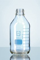 Afbeelding van 1000 ml, GL 45 glazen laboratoriumfles hogedruk uitvoering