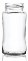 Afbeelding van 120 ml babyfles, helder, type 1 geblazen glas