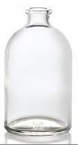 Afbeelding van 200 ml injectieflacon, helder, type 3 geblazen glas