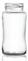 Afbeelding van 240 ml babyfles, helder, type 1 geblazen glas