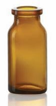 Afbeelding van 30 ml injectieflacon, amber, type 2 geblazen glas