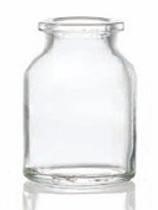 Afbeelding van 30 ml injectieflacon, helder, type 2 geblazen glas
