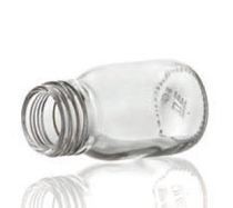 Afbeelding van 30 ml siroopfles, helder, type 3 geblazen glas