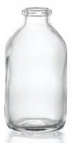 Afbeelding van 40 ml Aerosolflacon, helder, type 3 geblazen glas