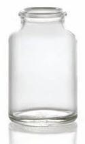 Afbeelding van 45 ml tabletpot, helder, type 3 geblazen glas
