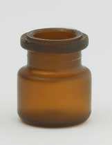 Afbeelding van 5 ml flacon PP amber Ø 20 mm felskraag