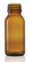 Afbeelding van 50 ml siroopfles, amber, type 3 geblazen glas, Afbeelding 1