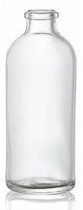 Afbeelding van 66 ml Aerosolfles, helder, type 3 geblazen glas