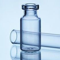 Afbeelding van 10 ml injectiefles, amber, type 2 buisglas