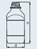 Afbeelding van 250 ml, rechthoekige fles, Afbeelding 2